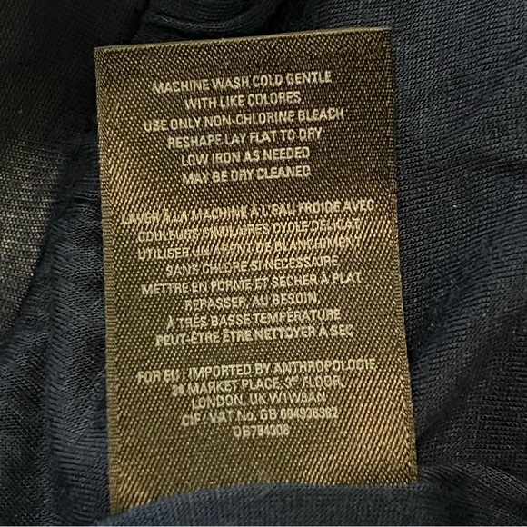 Anthropologie Maeve Daydream Striped Strapless Wide Leg Jumpsuit Size Medium - Picture 10 of 12